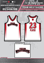 Load image into Gallery viewer, TEAM WESTSHORE RACERBACK JERSEYS
