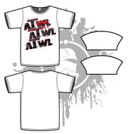 Repeat Design Mens White Sub Dye Jersey