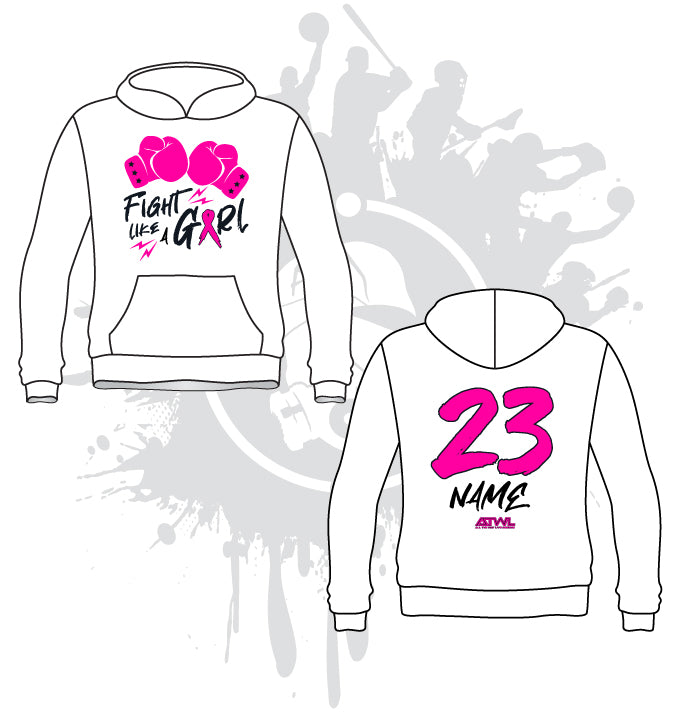 Fight Like a Girl Sub Dye Hoodie