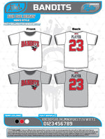 Load image into Gallery viewer, Bandits Baseball 11U Sub Dye Jersey
