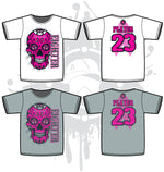Load image into Gallery viewer, Sugar Skull Cancer Awareness Sub Dye Mens Jersey