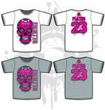 Load image into Gallery viewer, Sugar Skull Cancer Awareness Sub Dye Mens Jersey
