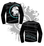 Load image into Gallery viewer, DISTRESSED GAS MASK LONG SLEEVE
