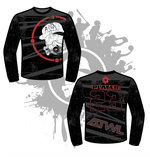 Load image into Gallery viewer, DISTRESSED GAS MASK LONG SLEEVE
