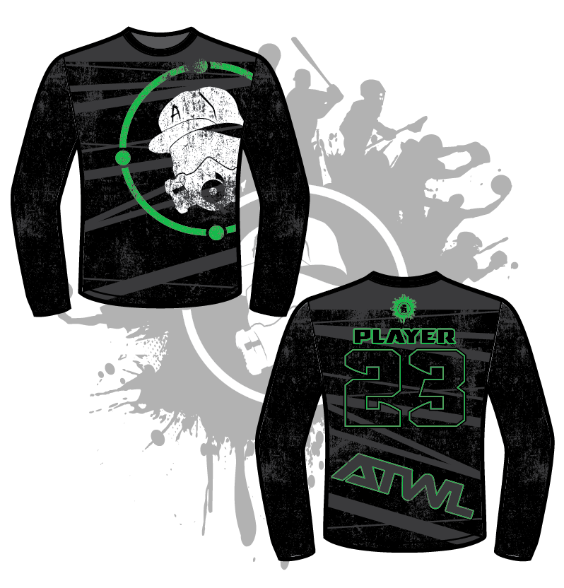 DISTRESSED GAS MASK LONG SLEEVE