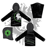 Load image into Gallery viewer, DISTRESSED GAS MASK HOODY
