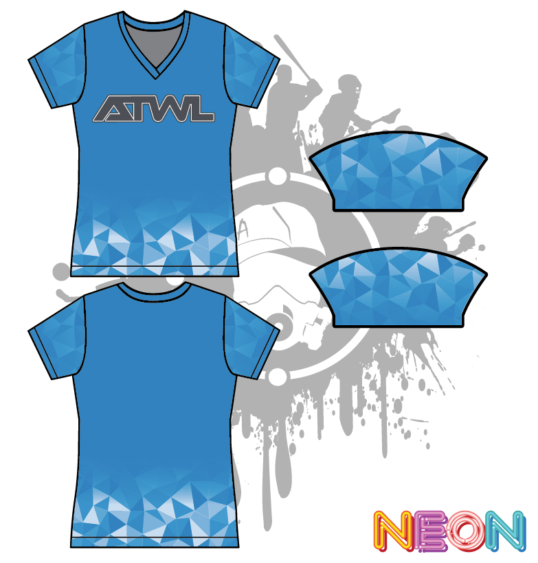 Blue online diamond jersey