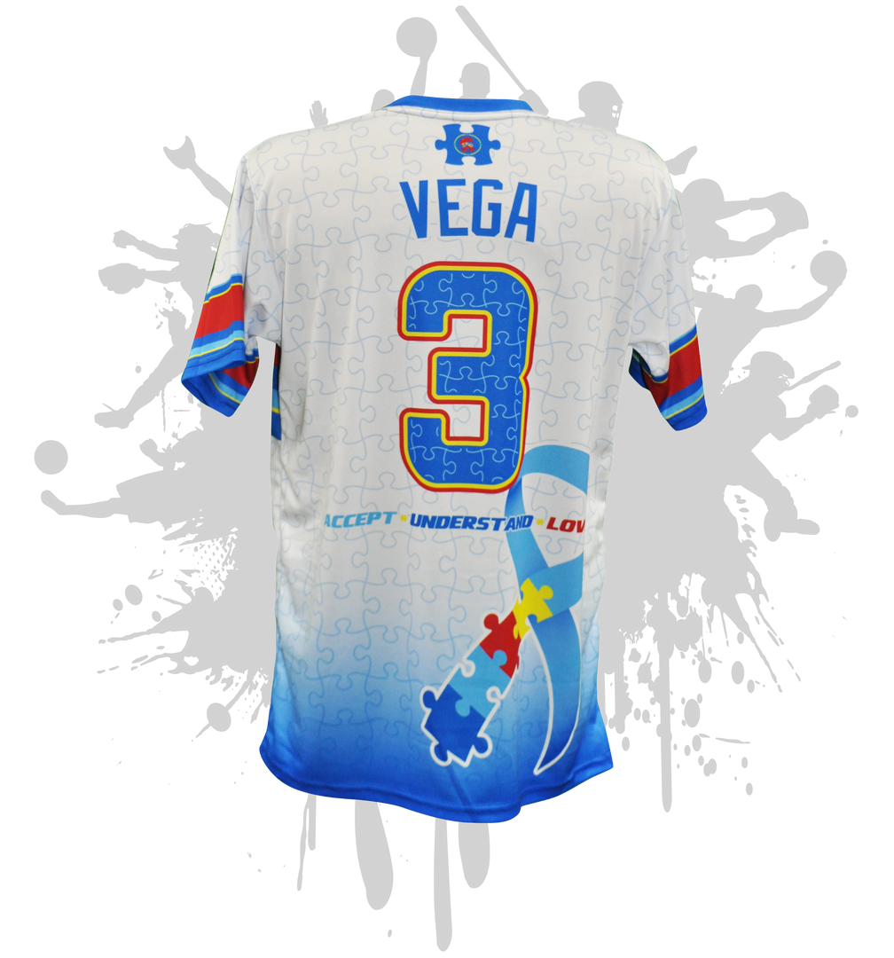 Think Different Autism Awareness Mens Full Dye Jersey