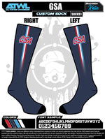 Load image into Gallery viewer, Georgia Sports Academy Full Dye Socks
