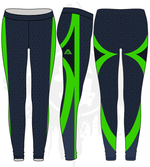 Illusory Neon Womens Leggings