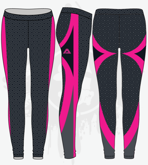 Illusory Neon Womens Leggings