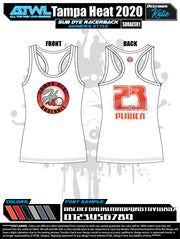 Tampa Heat 2020 Womens Sub dye Jersey