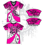 Load image into Gallery viewer, HOPE Breast Cancer Awareness Women&#39;s full dye jersey
