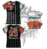Load image into Gallery viewer, Shamrock Flag Womens Full Dye Jersey
