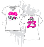 Load image into Gallery viewer, Fight Like a Girl Women&#39;s Sub Dye Jersey
