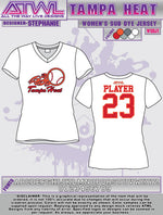 Load image into Gallery viewer, Tampa Heat Womens Sub dye Jersey