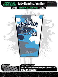 Lady Bandits Camo Arm Sleeve