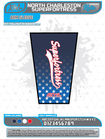 North Charleston Superfortress Full Dye Arm Sleeves