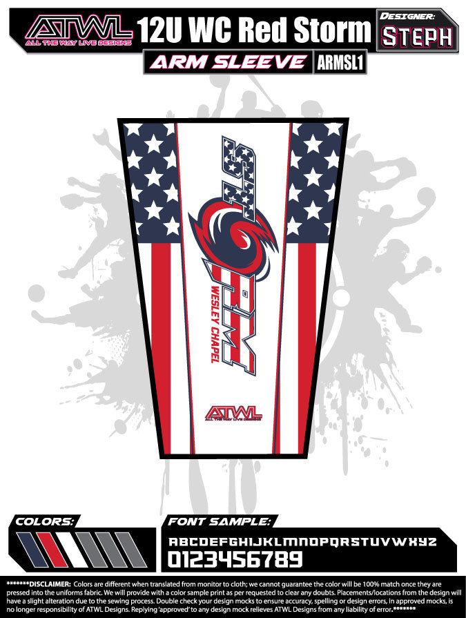 WC Red Storm Arm Sleeve