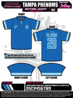 Load image into Gallery viewer, Tampa Phenoms Batting Jacket
