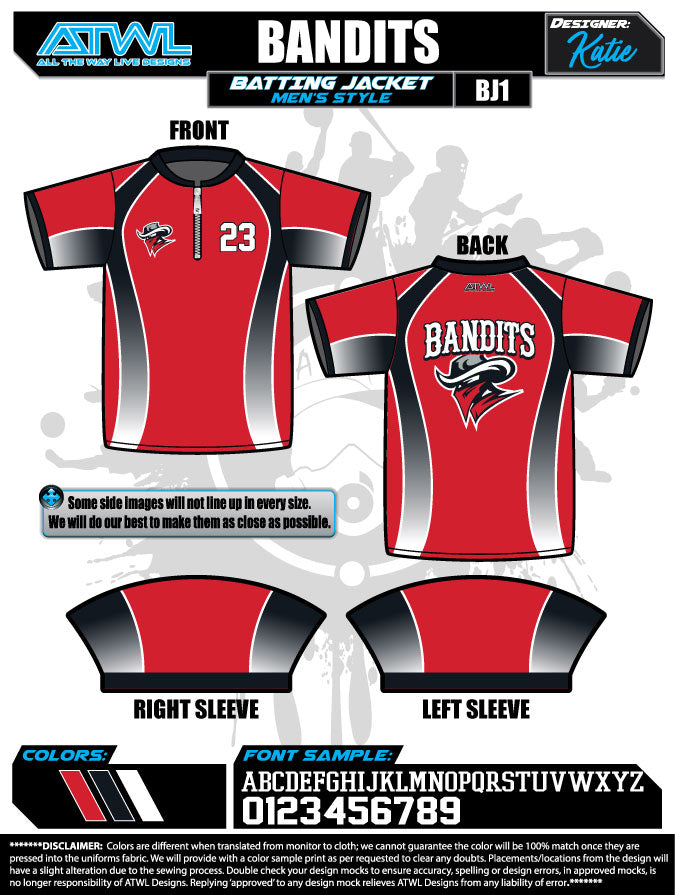 Bandits 8U Batting Jacket