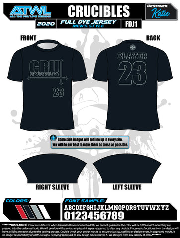 Crucibles Blacked Out Edition Crew Neck Jersey