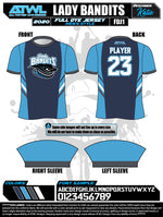 Load image into Gallery viewer, Lady Bandits Full dye Men&#39;s Jersey
