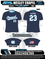 Load image into Gallery viewer, Wesley Chapel Advanced Baseball 2020  Full Dye Jersey
