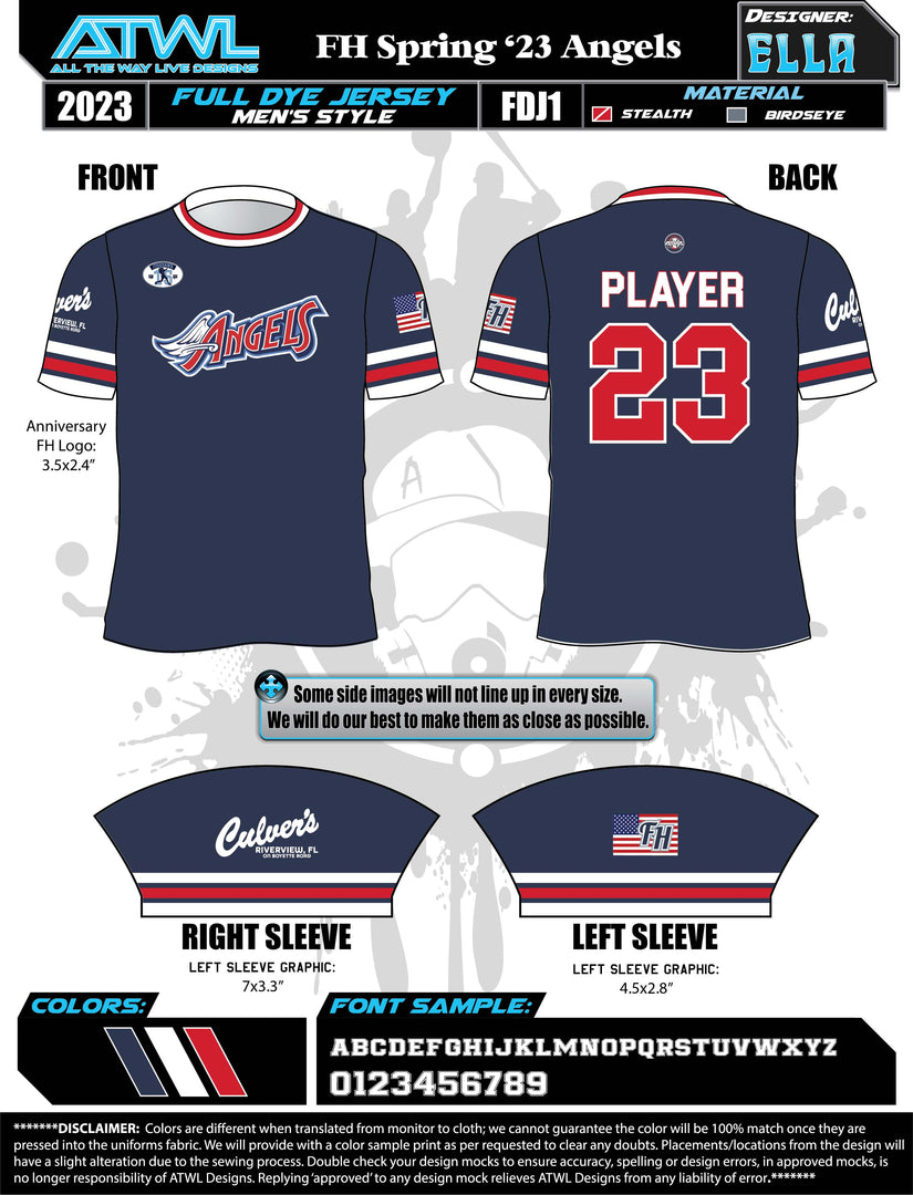 Fishhwak Spring 2023 Baseball Jerseys