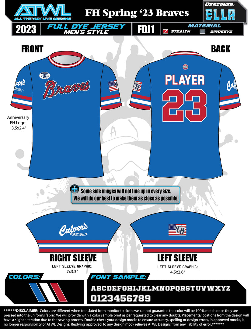 Fishhwak Spring 2023 Baseball Jerseys