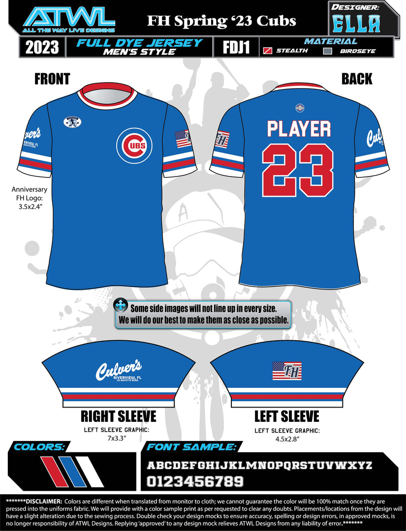 Fishhwak Spring 2023 Baseball Jerseys