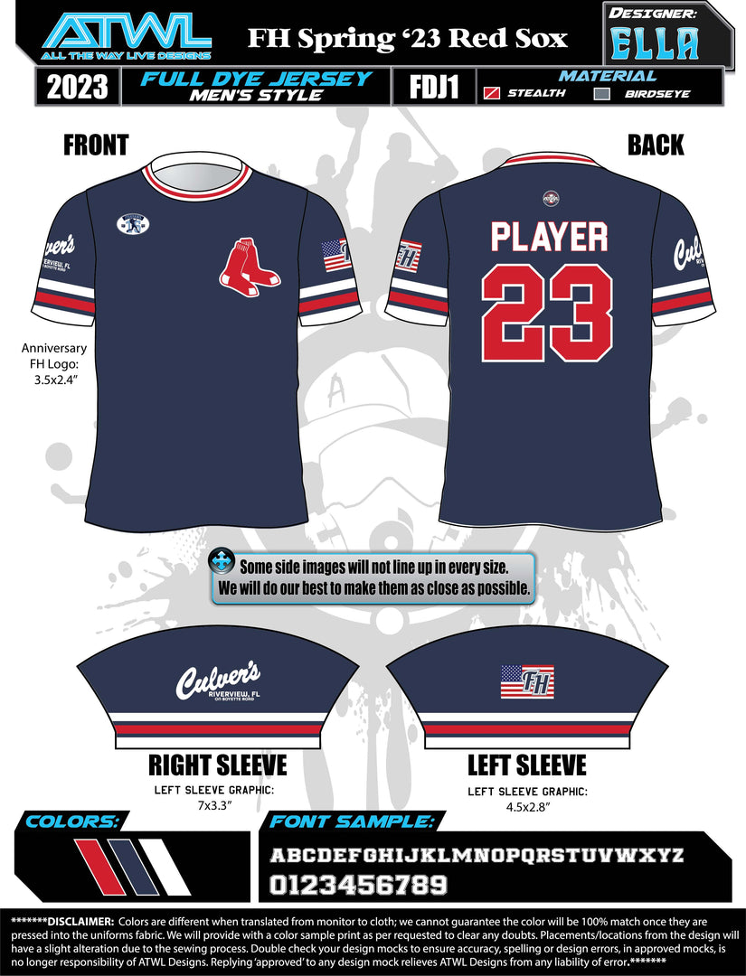 Fishhwak Spring 2023 Baseball Jerseys