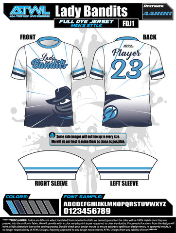 Lady Bandits Men's Jersey