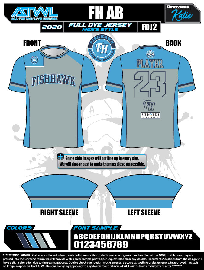 Fishhawk Advanced Baseball 2019 Men's Jersey