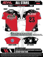 Load image into Gallery viewer, 2022 Bloomingdale All Stars Mens Full dye Replica Stiches Jersey
