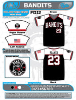 Load image into Gallery viewer, Bandits Baseball 11U Full Dye Jersey