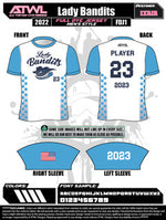 Load image into Gallery viewer, Lady Bandits Coach full dye Men&#39;s Jersey
