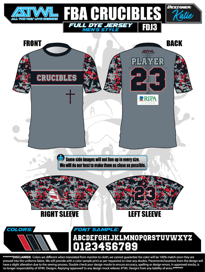 Crucibles Alternate Game Day Jersey