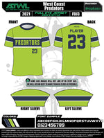 Load image into Gallery viewer, WC Predators Lime Men&#39;s Full Dye Jersey
