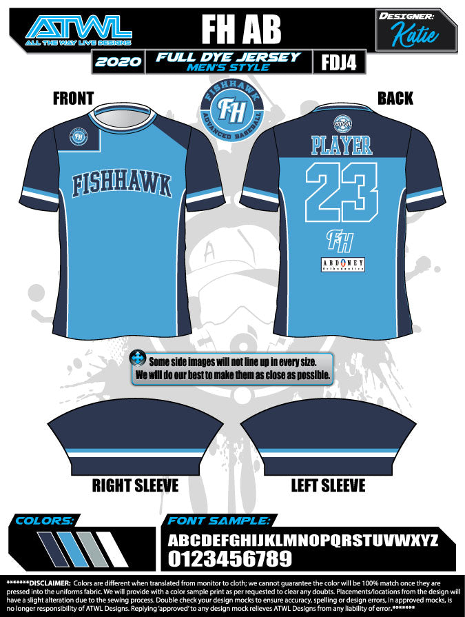 Fishhawk Advanced Baseball 2019 Men's Jersey