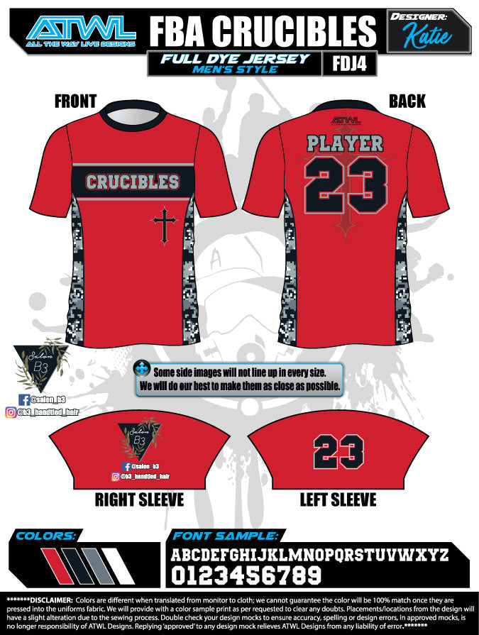 Crucibles Alternate Game Day Jersey