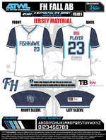 Load image into Gallery viewer, Fishhawk Advanced Baseball 2021 2-Button Men&#39;s Jersey
