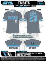 Load image into Gallery viewer, Tampa bay Bats Retro Full Dye Jersey