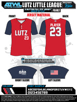 Load image into Gallery viewer, Lutz Red All Stars Mens Full dye Replica Jersey