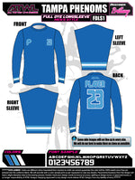 Load image into Gallery viewer, Tampa Phenoms Full Dye Long Sleeve Jersey