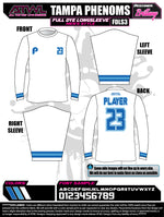 Load image into Gallery viewer, Tampa Phenoms Full Dye Long Sleeve Jersey