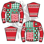 Load image into Gallery viewer, Christmas Pattern Splash Sweater