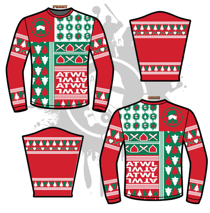 Christmas Pattern Splash Sweater