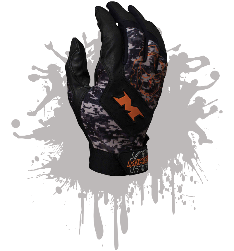 Miken Pro Adult Digi-Camo Batting Gloves