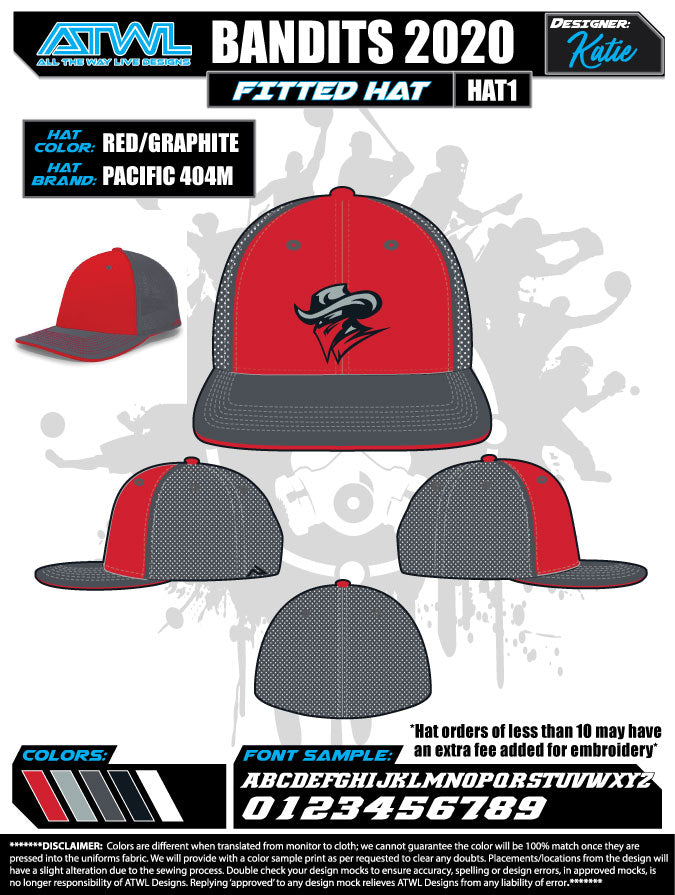 Bandits 9U 2020 Hats